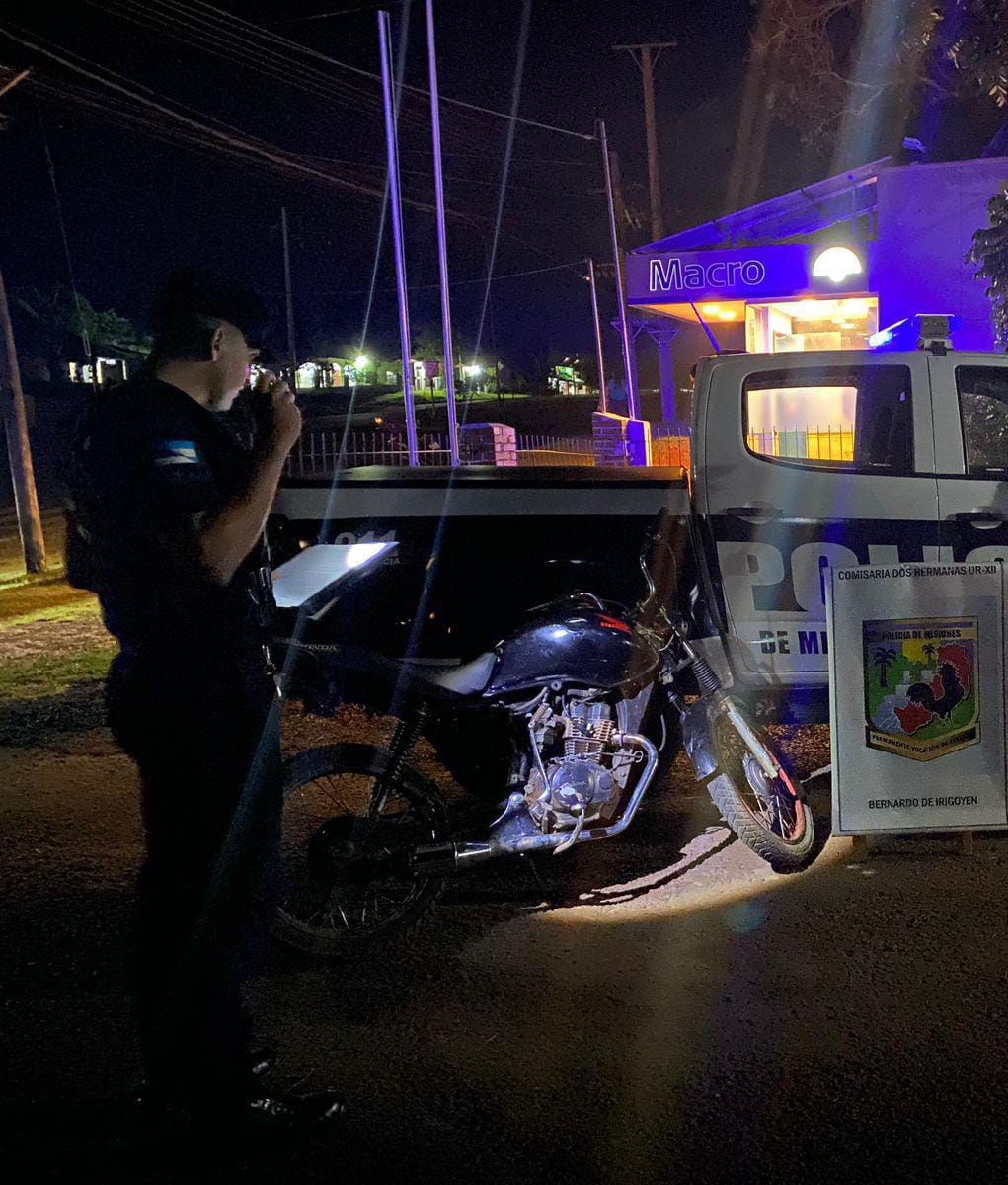 Recuperaron motocicletas robadas en Brasil durante operativos en la Ruta Provincial 17